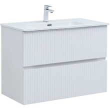 Тумба под раковину Aquanet Джейн 90 см (Flat), 335425, белый матовый