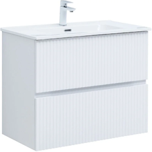 Тумба под раковину Aquanet Джейн 80 см (Flat), 335424, белый матовый