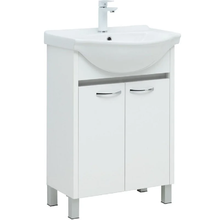 Тумба под раковину Aquanet Донна, 294390, 60 см, белый глянец