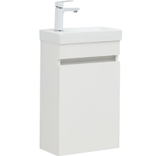 Тумба под раковину Aquanet Вега 329129, 40 см, подвесная, 1 ящик, белый