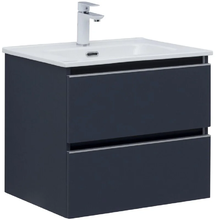 Тумба под раковину Aquanet Вега 2.0, 337947, 60 см, подвесная, маренго soft touch