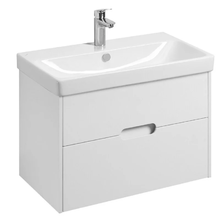 Тумба с раковиной Акватон Оливия, 1A2831K0OL010, 80 см, подвесная, цвет белый матовый