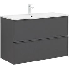 Тумба под раковину Aquanet Арт 90 см, 329613, цвет ясень графит