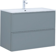 Тумба под раковину Aquanet Арт 90 см, 313276, цвет мисти грин