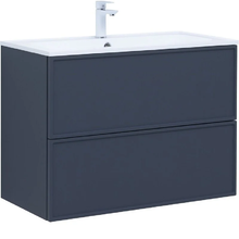 Тумба под раковину Aquanet Арт 90 см, 313266, цвет маренго