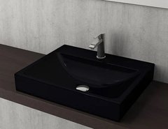 Раковина Bocchi Scala Arch 1077-005-0126, 60 см, фарфор, черная