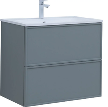 Тумба под раковину Aquanet Арт 75 см, 313275, цвет мисти грин