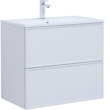 Тумба под раковину Aquanet Арт 75 см, 313255, белый матовый