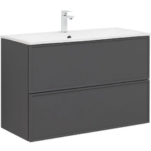 Тумба под раковину Aquanet Арт 100 см, 329614, цвет ясень графит