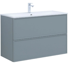 Тумба под раковину Aquanet Арт 100 см, 313277, цвет мисти грин