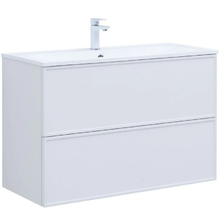 Тумба под раковину Aquanet Арт 100 см, 313257, белый матовый