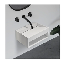 Тумба с раковиной Abber Stein, 60 см, подвесная, цвет белый матовый, AS2645-0.6