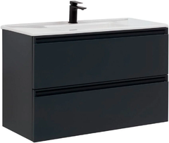 Тумба под раковину Allen Brau Eclipse подвесная 100 см, антрацит матовый, 1.E1003.AM