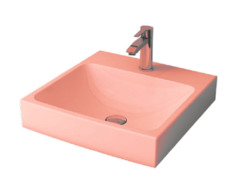 Раковина Bocchi Scala Arch 1076-032-0126, 48 см, фарфор, розовая