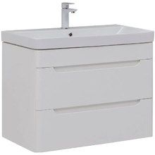 Тумба под раковину Aquanet София 80 см, подвесная, цвет белый, 274002