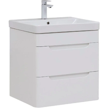 Тумба под раковину Aquanet София 60 см, подвесная, цвет белый, 288905