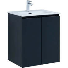 Тумба под раковину Aquanet Алвита New 60 см, подвесная, 2 дверцы, цвет антрацит матовый, 277523