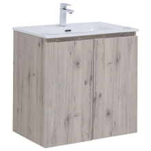 Тумба под раковину Aquanet Алвита New 70 см, подвесная, 2 дверцы, цвет дуб веллингтон белый, 303906