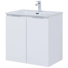 Тумба под раковину Aquanet Алвита New 70 см, подвесная, 2 дверцы, цвет белый матовый, 303905