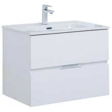 Тумба под раковину Aquanet Алвита New 70 см, подвесная, цвет белый матовый, 303909