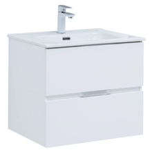 Тумба под раковину Aquanet Алвита New 60 см, подвесная, цвет белый матовый, 277510