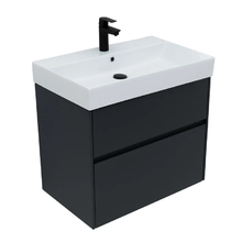 Тумба под раковину Aquanet Бруклин 70, подвесная, антрацит матовый, 00310141