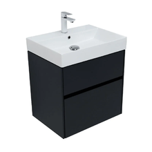 Тумба под раковину Aquanet Бруклин 60, подвесная, антрацит матовый, 00310140