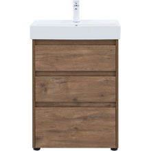 Тумба под раковину Aquanet Nova Lite, напольная, 60 см, цвет дуб рустикальный, 302471
