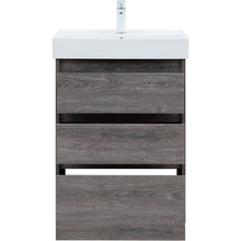 Тумба под раковину Aquanet Nova Lite, напольная, 60 см, цвет дуб рошелье, 302470