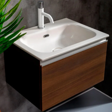 Тумба под раковину Armadi Art Vallessi 60 см подвесная, dark oak, 837-060-D