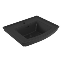Раковина Bocchi Ravenna 1127-004-0126, 61 см, фарфор, черная матовая