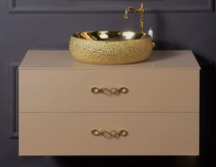 Тумба под раковину Armadi Art NeoArt 110 см подвесная, капучино, 831-110-CP