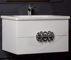 Тумба под раковину Armadi Art NeoArt 100 см подвесная, белый, 830-100-WH