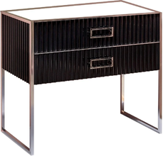 Тумба под раковину Armadi Art Monaco 100 см, напольная, черный, хром, 867-100-BCR