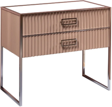 Тумба под раковину Armadi Art Monaco 100 см, напольная, капучино, хром, 867-100-CPCR