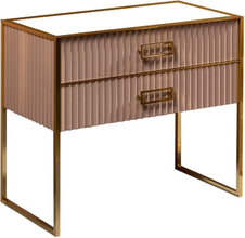 Тумба под раковину Armadi Art Monaco 100 см, напольная, капучино, золото, 867-100-CPG