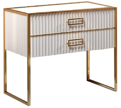 Тумба под раковину Armadi Art Monaco 100 см, напольная, белый, золото, 867-100-WG