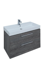 Тумба под раковину Aquanet Nova Lite 90, 2 ящика, дуб рошелье (242277)