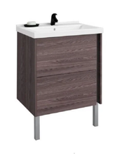 Тумба с раковиной Акватон Стоун 1A2314K1SXC80 60 см подвесная, грецкий орех