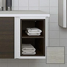 Модуль подвесной Акватон Брук 40 см 1A201201BCDL0 открытый, цвет дуб латте