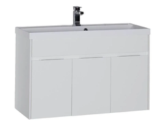 Тумба под раковину Aquanet Латина 100 00179637, цвет фасада белый