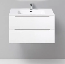 Тумба под раковину BelBagno, 80 см, Bianco lucido, Etna-800-2C-SO-BL-P