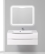 Тумба под раковину BelBagno Marino MARINO-1100-2C-SO-BO-P 110 см, подвесная, цвет белый матовый (bianco opaco)