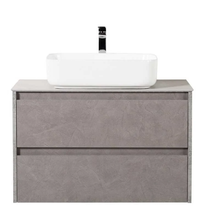 Тумба под раковину BelBagno Kraft 39 KRAFT 39-800/390-2C-SO-CG 80 см, подвесная, цвет цемент серый (cemento grigio)