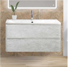 Тумба под раковину BelBagno ALBANO-1200-2C-SO-CVG 120 см, подвесная, цвет цемент серый (cemento verona grigio)