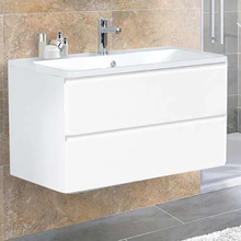 Тумба под раковину BelBagno Acqua ACQUA-1200-2C-SO-BL 120 см, подвесная, цвет белый глянцевый (bianco lucido)