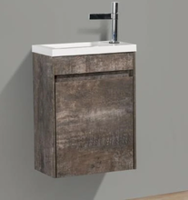 Тумба под раковину BelBagno Pietra Mini PIETRA MINI-400-1A-SO-PT-L/R 40 см, коричневый (Stone)