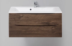 Тумба под раковину BelBagno Marino MARINO-1000-2C-SO-RW-P, 100 х 44,5 х 55 см, Rovere Moro - темно-коричневый