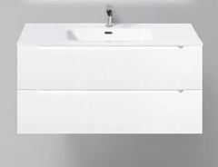 Тумба под раковину BelBagno Etna ETNA-1000-2C-SO-BL-P 100 см, подвесная, цвет белый глянцевый (bianco lucido)