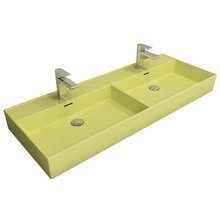 Раковина Bocchi Milano 1393-026-0126, 120 см, фарфор, желтая